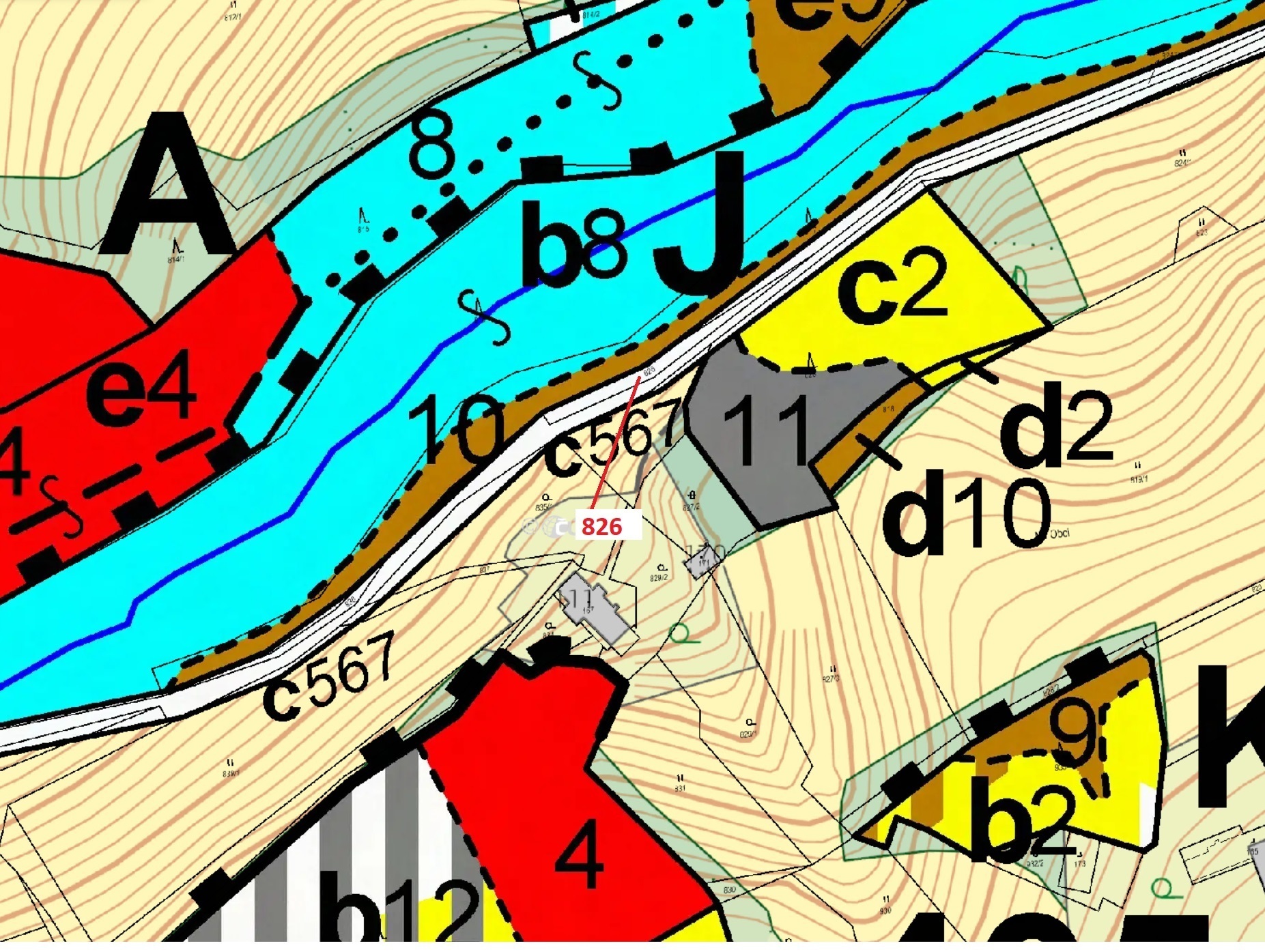Lesní pozemek o výměře 248 m2, podíl 1/1, katastrální území Ohnišov, obec Ohnišov, obec s rozšířenou