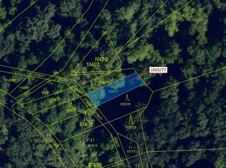 Prodej - pozemek, les, 140 m²