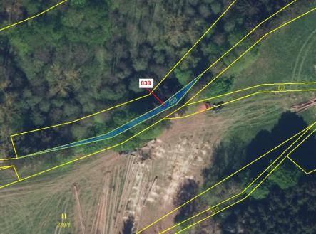 Prodej - pozemek, les, 72 m²