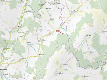 Prodej - pozemek, les, 1 352 m²