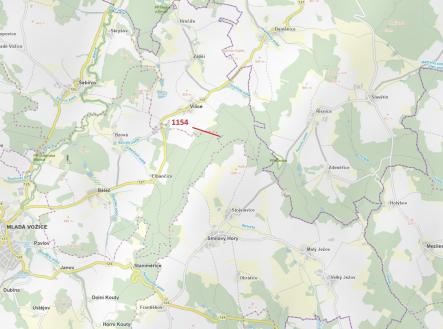 Prodej - pozemek, les, 2 384 m²