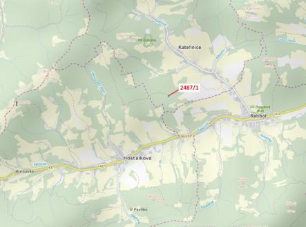 Prodej - pozemek, les, 2 083 m²