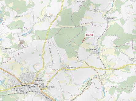 Prodej - pozemek, les, 2 102 m²