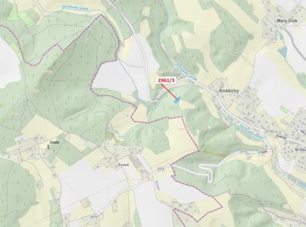 Prodej - pozemek, les, 1 217 m²