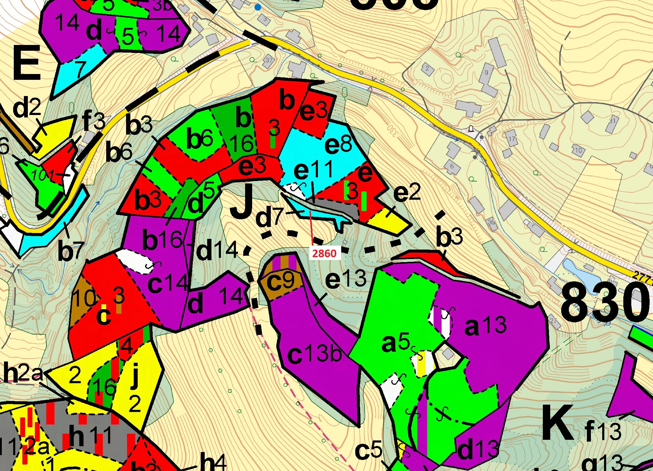 Lesní pozemek o výměře 662 m2, podíl 1/1, katastrální území Český Dub, obec Český Dub, obec s rozšíř