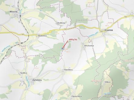 Prodej - pozemek, les, 9 168 m²