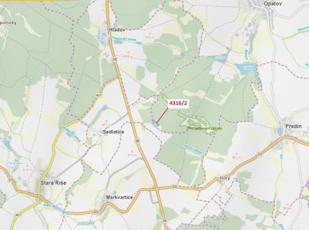 Prodej - pozemek, les, 7 085 m²