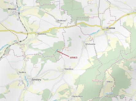 Prodej - pozemek, les, 5 152 m²