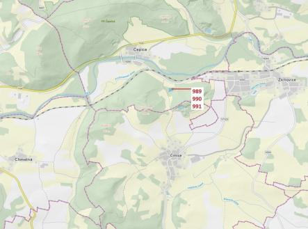 Prodej - pozemek, les, 4 276 m²