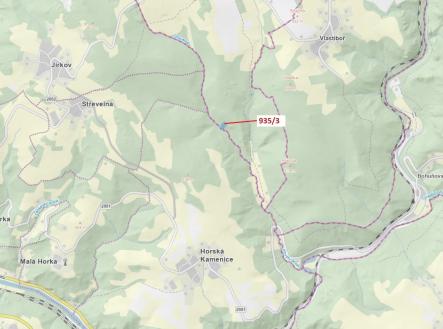 Prodej - pozemek, les, 2 349 m²