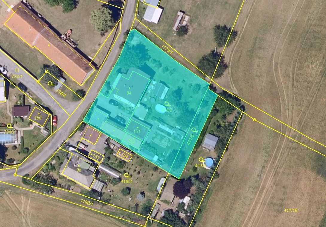 3/4 podíl na R.D. č.p. 43 a pozemcích, LV 190 v kat. úz. Podlíšťany, obec Nasavrky, okres Chrudim