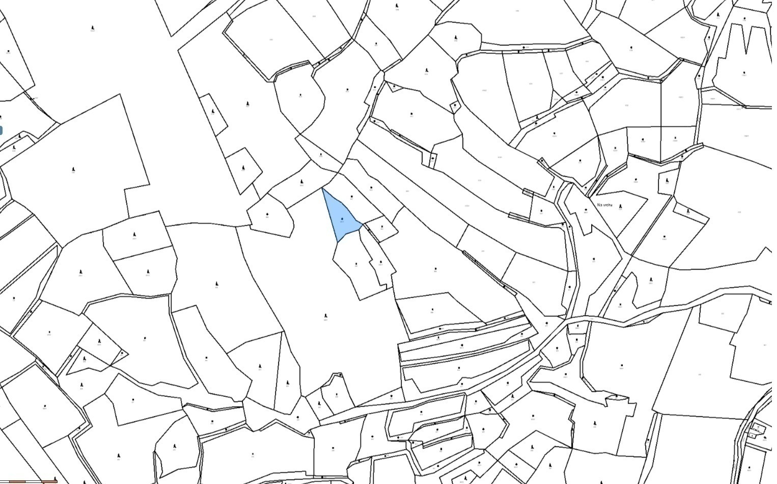 Ostatní plocha o výměře 1482 m2, podíl 1/1, katastrální území Setěchovice, obec Zálezly, obec s rozš