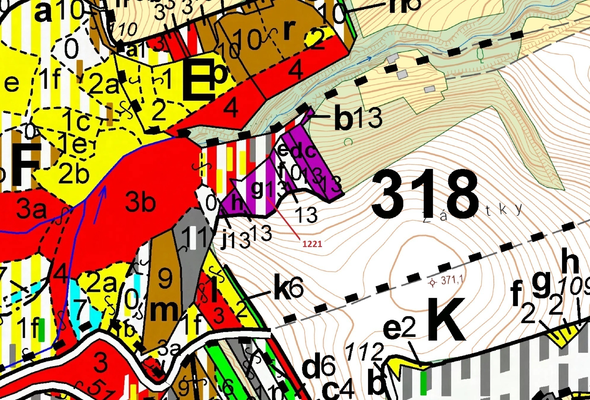 Lesní pozemek o výměře 1590 m2, podíl 1/1, katastrální území Spešov, obec Spešov, obec s rozšířenou 