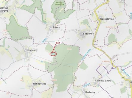 Prodej - pozemek, les, 1 989 m²