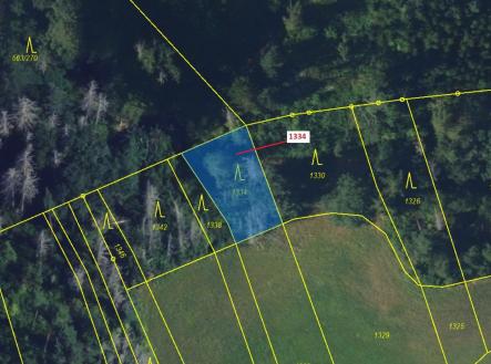 Prodej - pozemek, les, 420 m²
