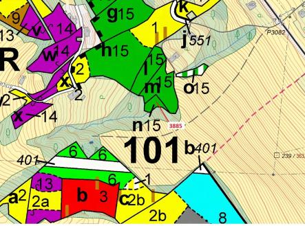 Prodej - pozemek, les, 561 m²