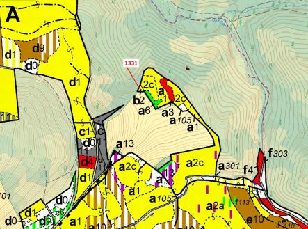 Prodej - pozemek, les, 183 m²