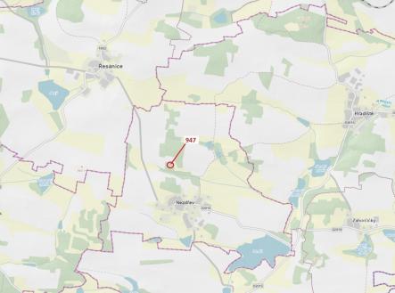 Prodej - pozemek, les, 126 m²