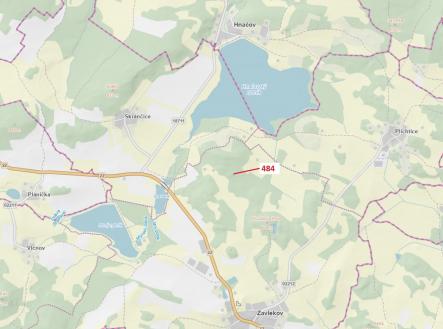 Prodej - pozemek, les, 90 m²