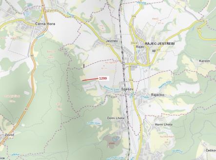 Prodej - pozemek, les, 114 m²