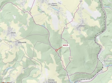 Prodej - pozemek, les, 88 m²