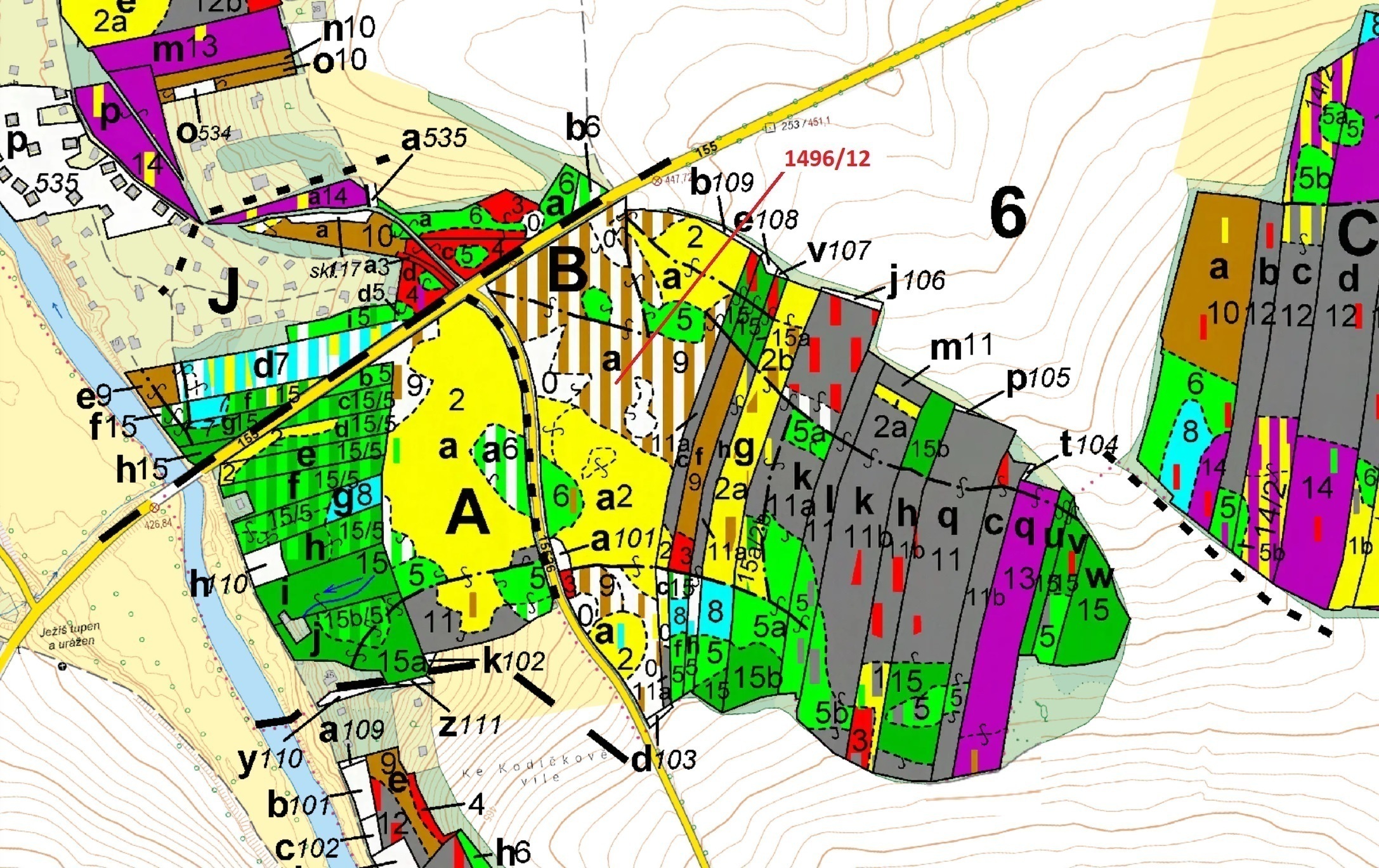 Lesní pozemek o výměře 52 265 m2, podíl 1/1, katastrální území Dolní Stropnice, obec Římov, obec s r
