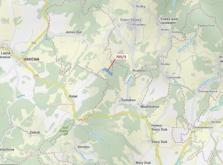 Prodej - pozemek, les, 27 787 m²