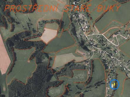 Prodej - pozemek, trvalý travní porost, 109 m²