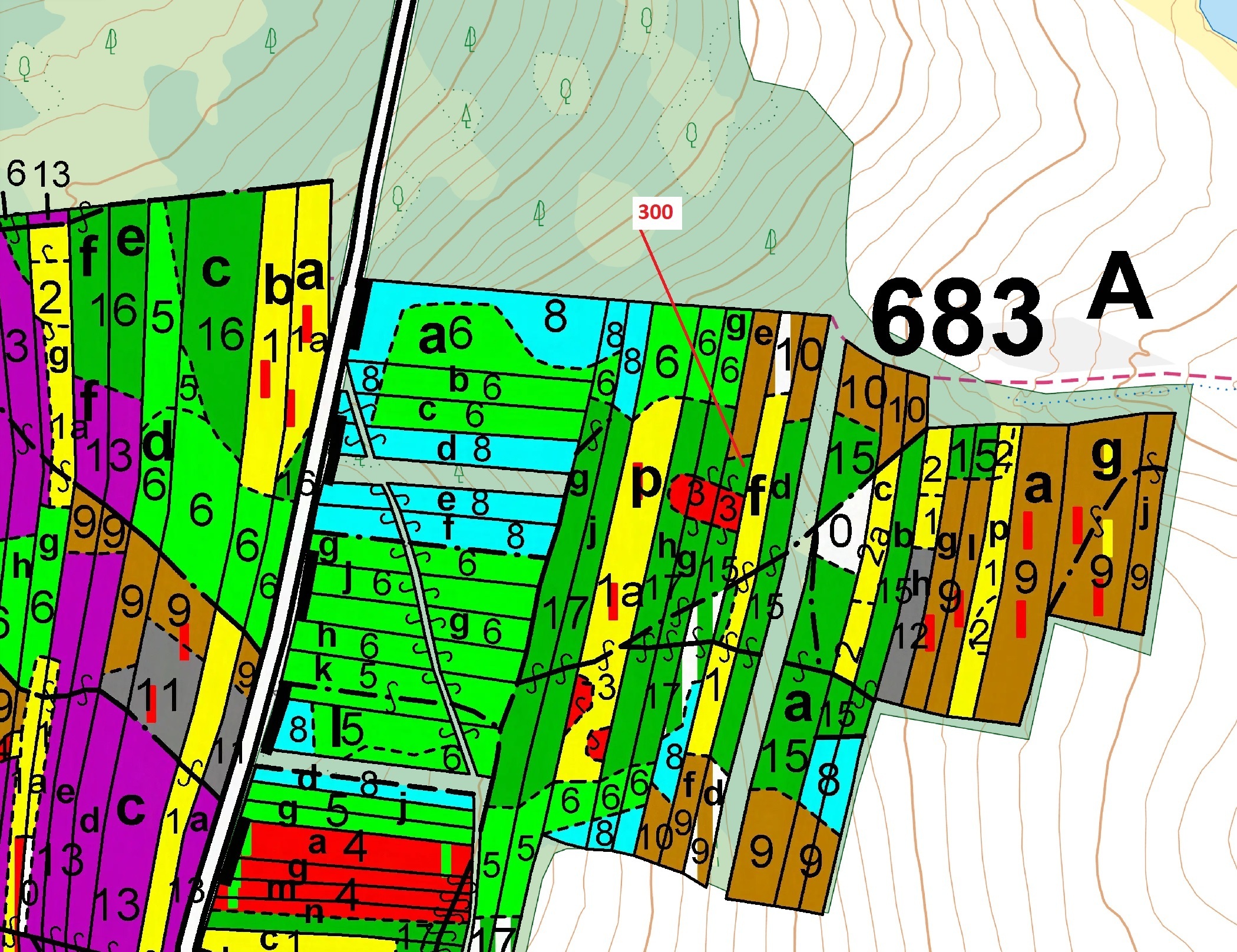 Lesní pozemek o výměře 5196 m2, podíl 1/1, katastrální území Mokrá u Soběslavi, obec Vesce, obec s r