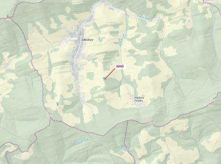 Prodej - pozemek, les, 2 428 m²