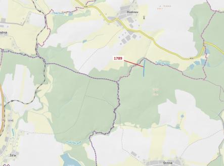 Prodej - pozemek, les, 5 036 m²