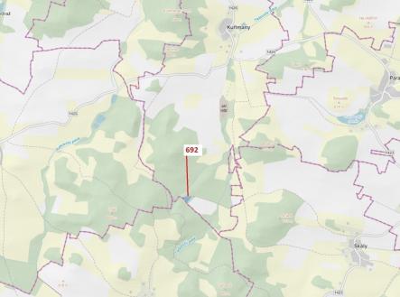 Prodej - pozemek, les, 2 947 m²