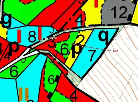 Prodej - pozemek, les, 2 947 m²