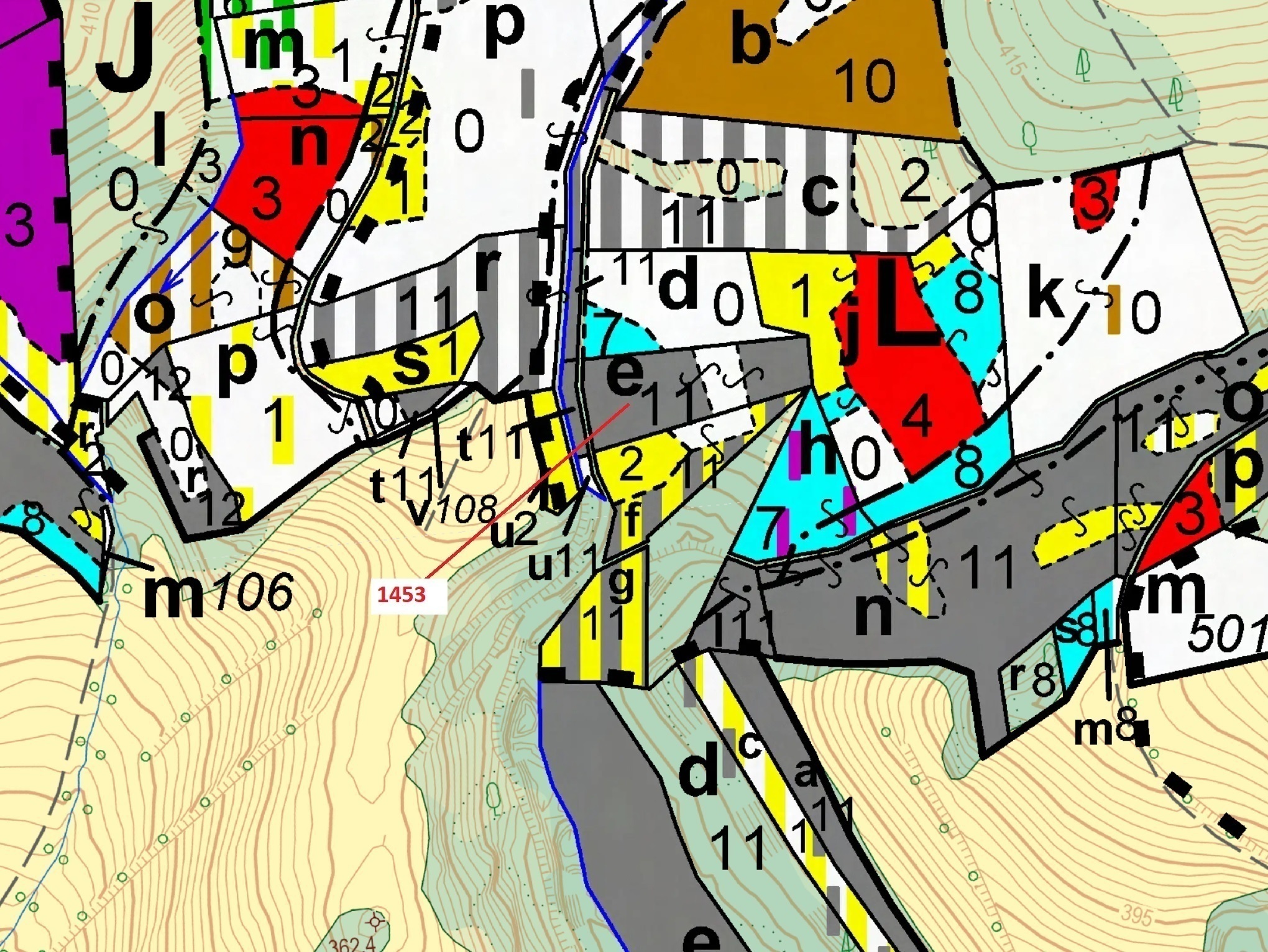 Lesní pozemek o výměře 3 122 m2, podíl 1/1, katastrální území Vranová, obec Vranová Lhota, obec s ro
