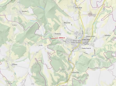 Prodej - pozemek, les, 2 117 m²