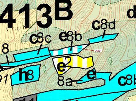 Prodej - pozemek, les, 867 m²