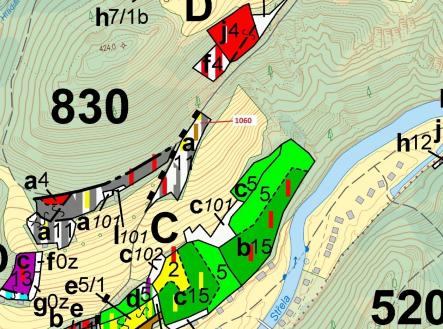 Prodej - pozemek, les, 1 462 m²