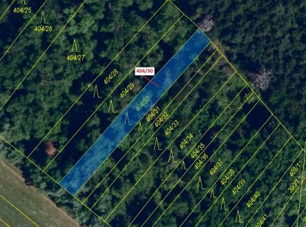 Prodej - pozemek, les, 409 m²