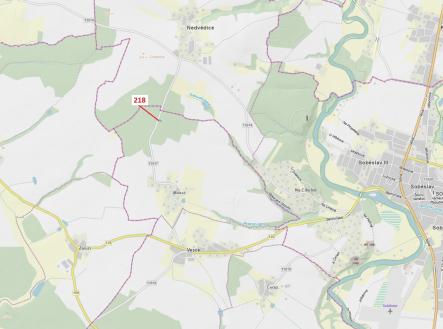 Prodej - pozemek, les, 682 m²