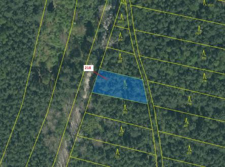 Prodej - pozemek, les, 682 m²