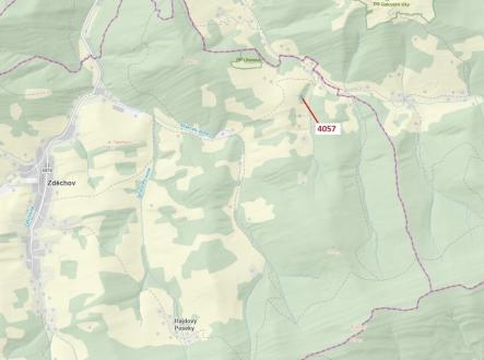 Prodej - pozemek, les, 435 m²