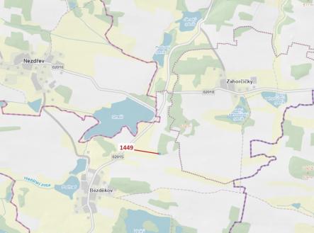 Prodej - pozemek, les, 638 m²