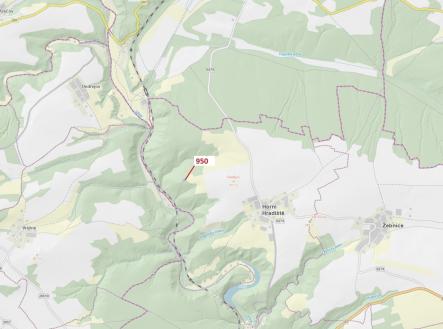 Prodej - pozemek, les, 564 m²