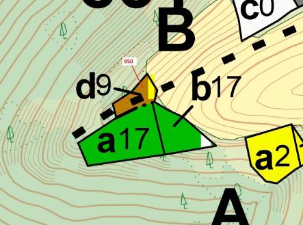 Prodej - pozemek, les, 564 m²