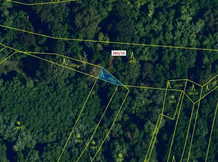 Prodej - pozemek, les, 71 m²