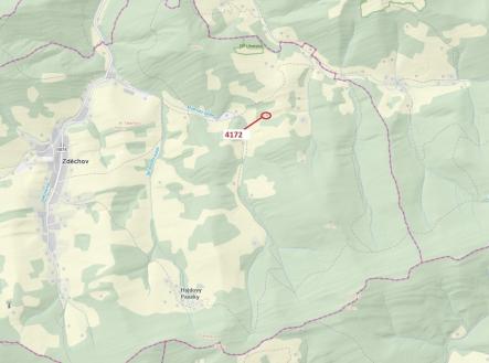 Prodej - pozemek, les, 216 m²