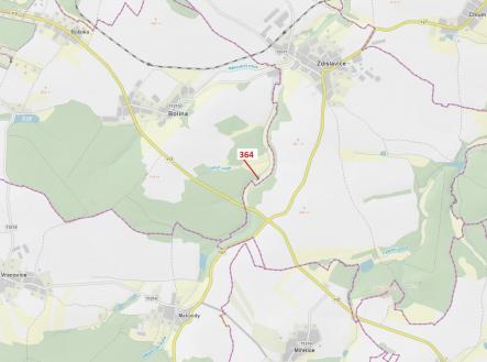 Prodej - pozemek, les, 838 m²