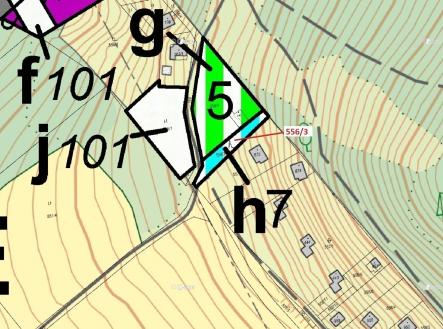 Prodej - pozemek, les, 326 m²