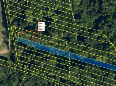 Prodej - pozemek, les, 3 483 m²