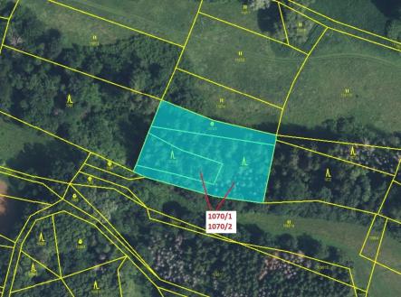 Prodej - pozemek, les, 2 271 m²